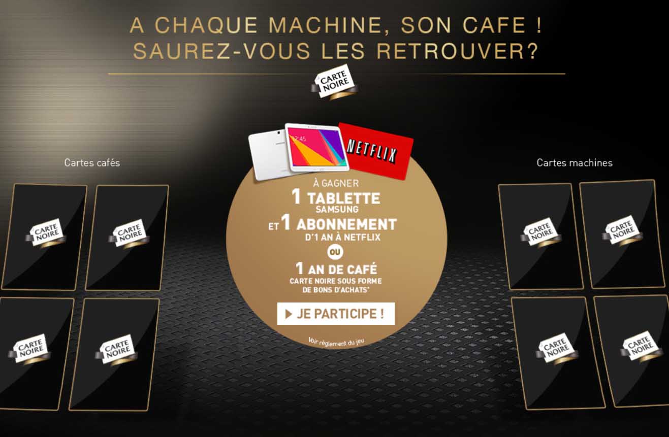 Instant Gagnant Carte Noire 55 Cadeaux à gagner !