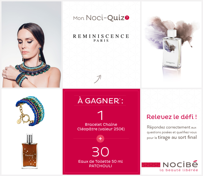 Jeu Concours Nocibé 31 lots Reminiscence à gagner !
