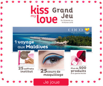 jeu concours Nocibé de Kiss My Love