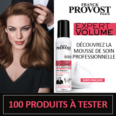100 Mousses Soin professionnelle EXPERT VOLUME à tester !
