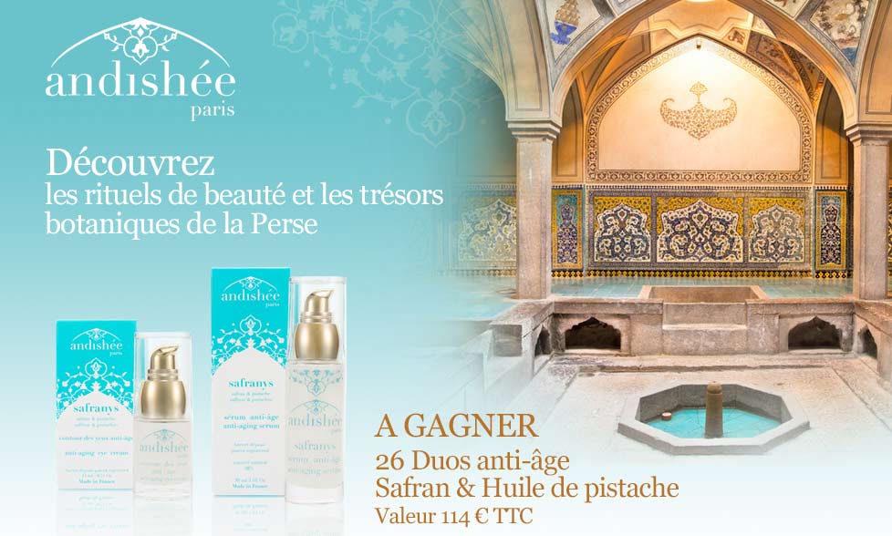 26 duos anti-âge Safran & Huile de pistache à gagner !