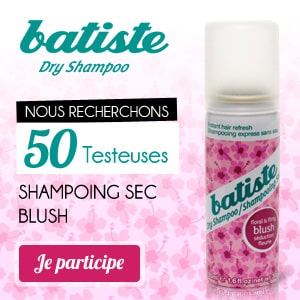 Testeur De Produit 50 Shampoing Sec Blush 2016 à tester