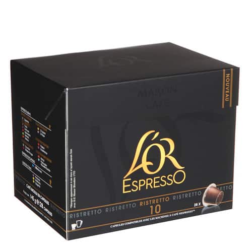 Jeu Concours 140 Boites L’OR EspressO Ristretto à gagner