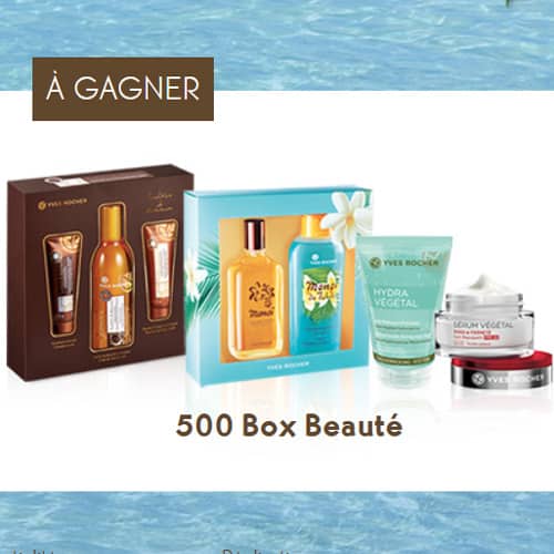 Jeu Concours Yves Rocher 500 Box Beauté à gagner !