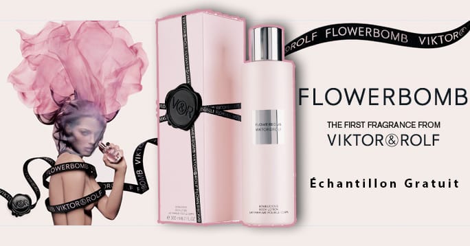 Échantillon Du Lait Corps Flowerbomb de VIKTOR & ROLF !
