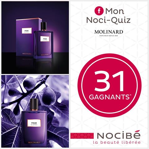 Jeu Concours Nocibé : 32 Parfums Figue de Molinard à gagner !
