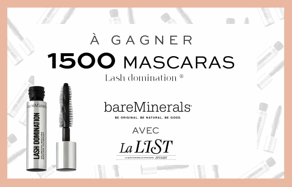 #JeuConcours 1.500 Mini Mascaras Lash domination à Gagner !