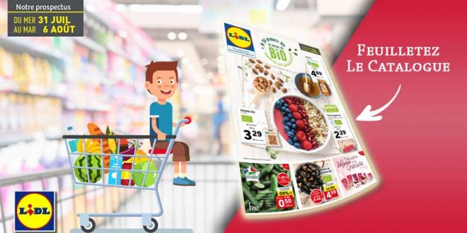 Catalogue Lidl Du 31 Juillet Au 6 Août 2019