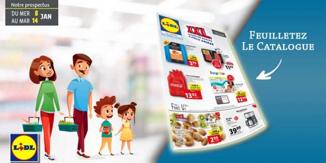 Catalogue Lidl en ligne Du 8 Au 14 Janvier 2020