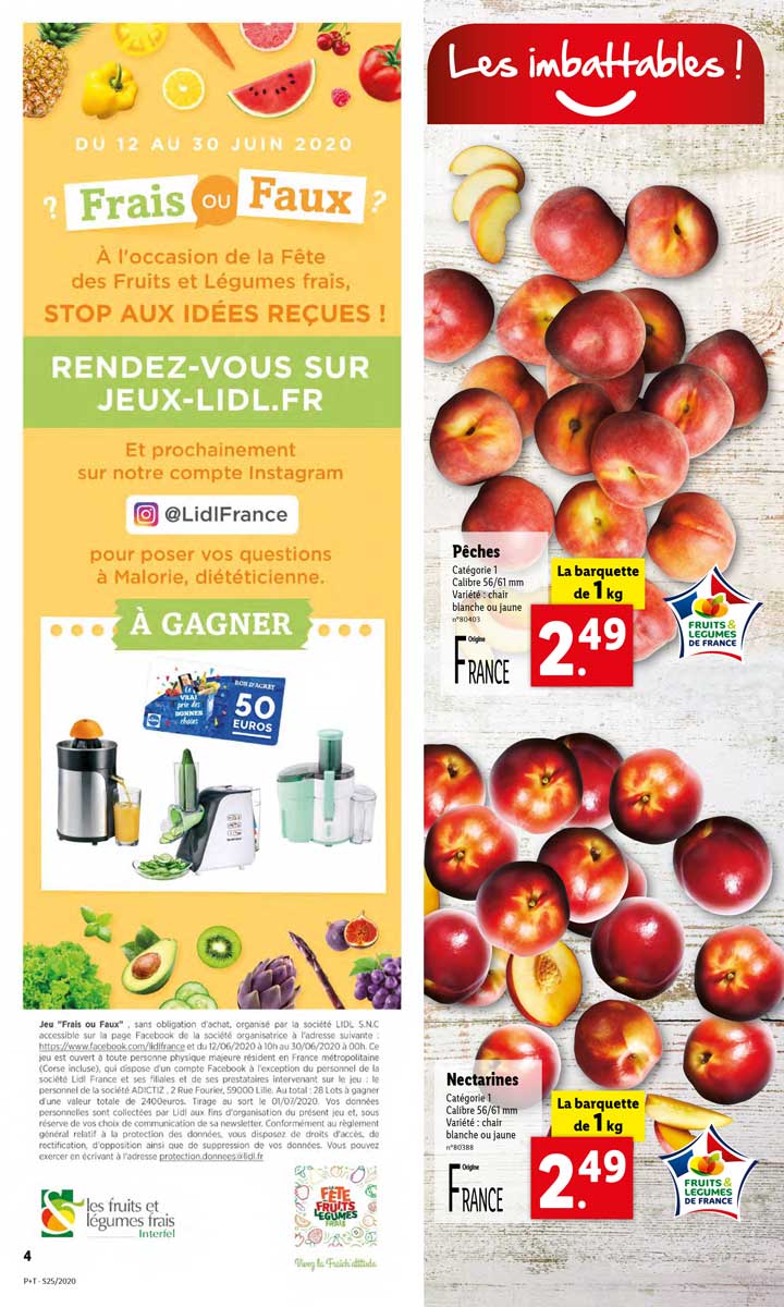 Catalogue Lidl de la semaine