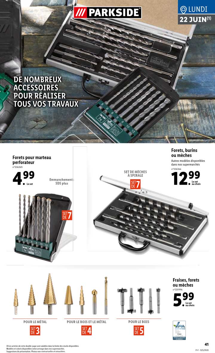 Catalogue Lidl de la semaine