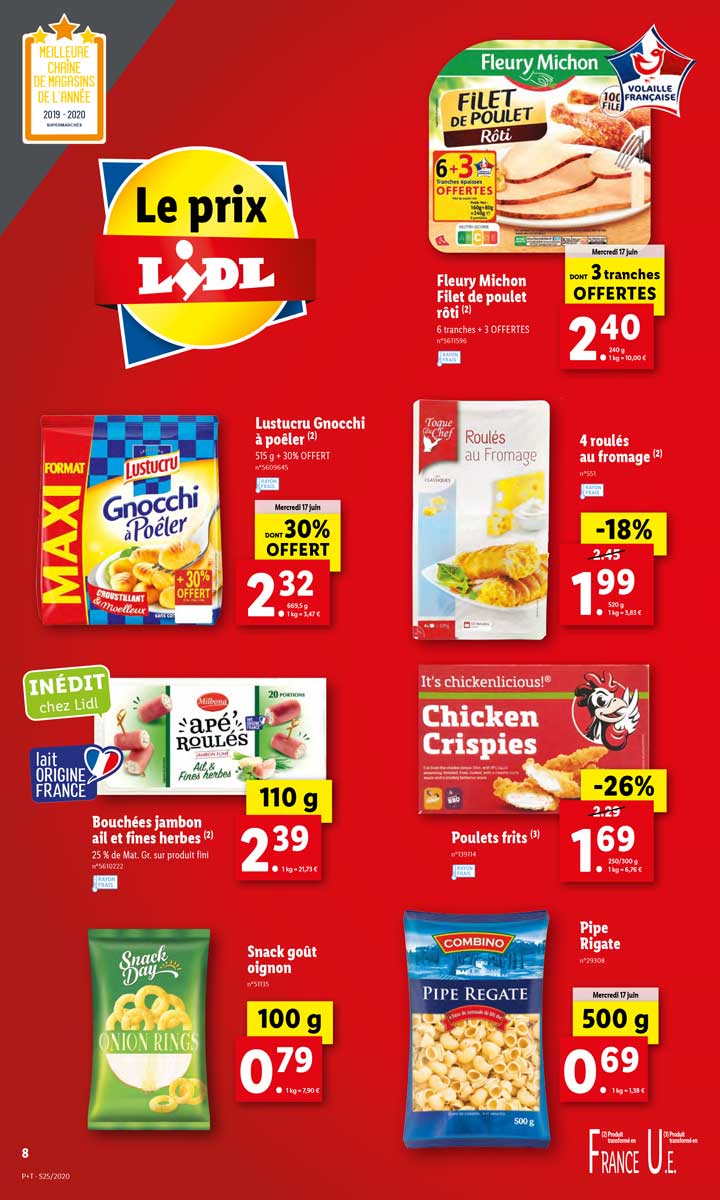 Catalogue Lidl de la semaine