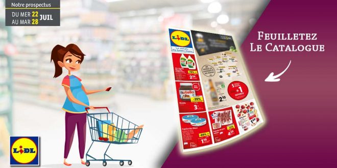 Catalogue Lidl de la semaine Du 22 Au 28 Juillet 2020