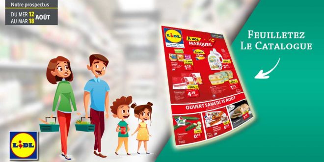 Dépliant Lidl Du 12 Au 18 Août 2020