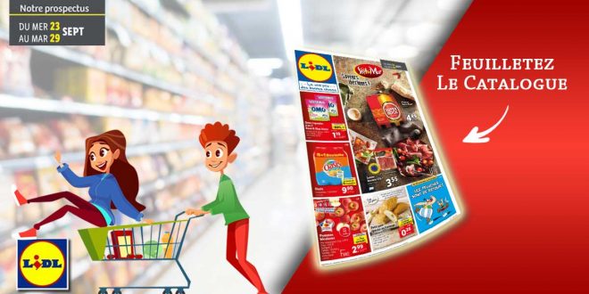 Dépliant Lidl de la semaine Du 23 Au 29 Septembre 2020