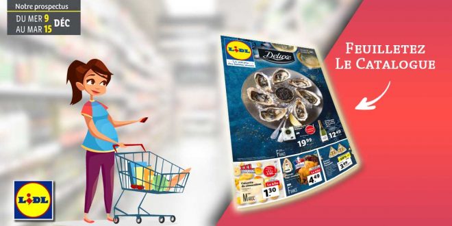 Catalogue Lidl de la semaine Du 9 Au 15 Décembre 2020