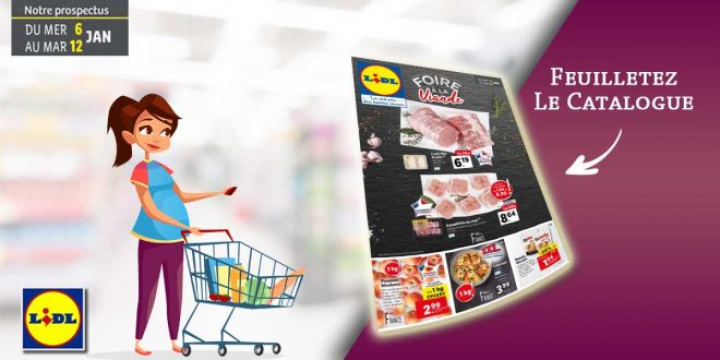 Catalogue Lidl en ligne Du 6 Au 12 Janvier 2021
