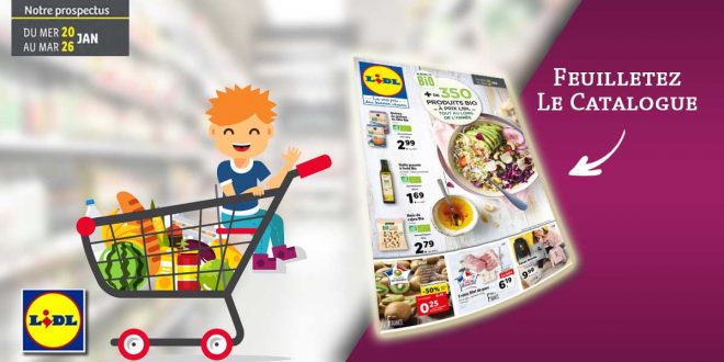 Catalogue Lidl en ligne Du 20 Au 26 Janvier 2021