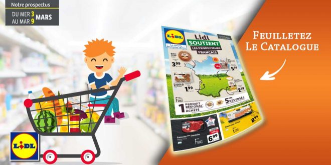 Catalogue Lidl en ligne Du 3 Au 9 Mars 2021