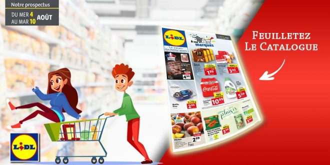 Catalogue Lidl en ligne Du 4 Au 10 Aout 2021