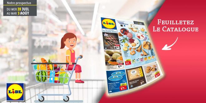 Catalogue Lidl en ligne Du 28 Juillet Au 3 Aout 2021