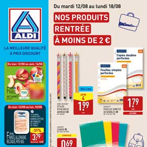 Catalogue Aldi De La Semaine Du 12 Au 18 Août 2025 en ligne