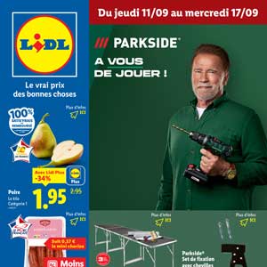 Catalogue Lidl de la semaine du 11 au 17 Septembre 2025 en ligne