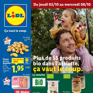 Catalogue Lidl de la semaine Du 2 Au 8 Octobre 2025 en ligne