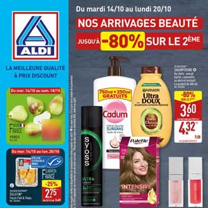Catalogue Aldi de la semaine Du 14 Au 20 Octobre 2025 en ligne