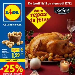 Catalogue Lidl de la semaine Du 11 Au 17 Décembre 2025 en ligne