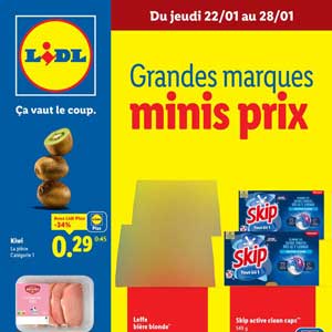 Catalogue Lidl de la semaine Du 22 Au 28 Janvier 2026