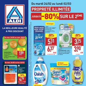Catalogue Aldi de la semaine Du 24 Février Au 2 Mars 2026