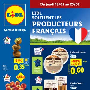 Catalogue Lidl de la semaine Du 19 Au 25 Février 2026