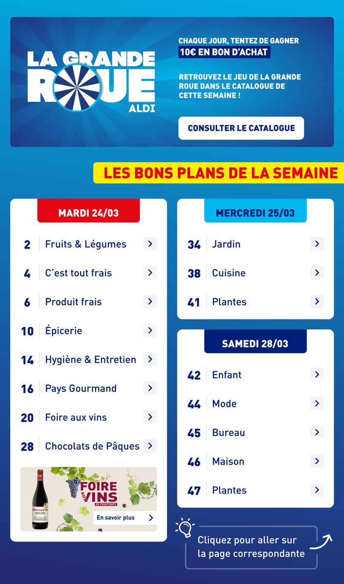 Catalogue Aldi Du 24 Au 30 Mars 2026