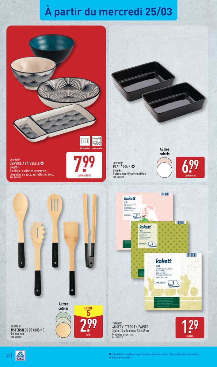 Catalogue Aldi Du 24 Au 30 Mars 2026