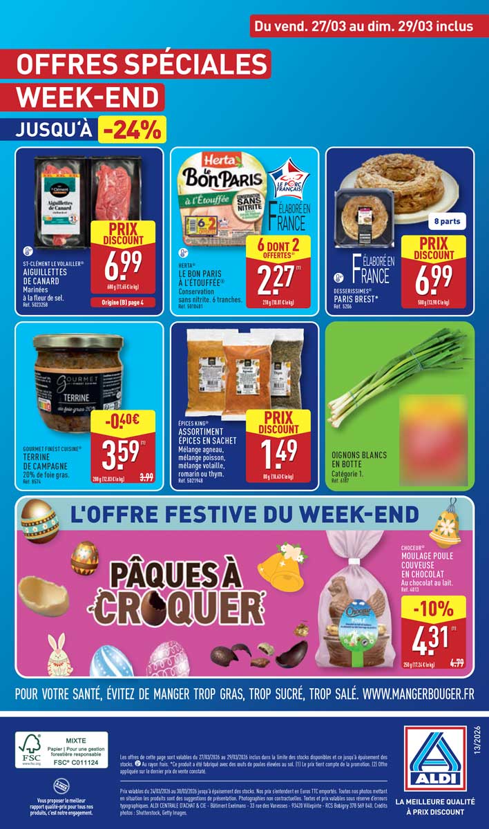 Catalogue Aldi Du 24 Au 30 Mars 2026