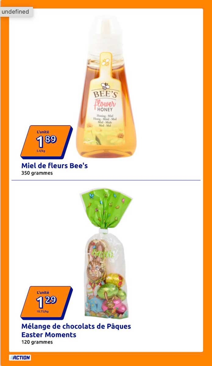 Catalogue Action de la semaine Du 11 Au 17 Mars 2026 en ligne