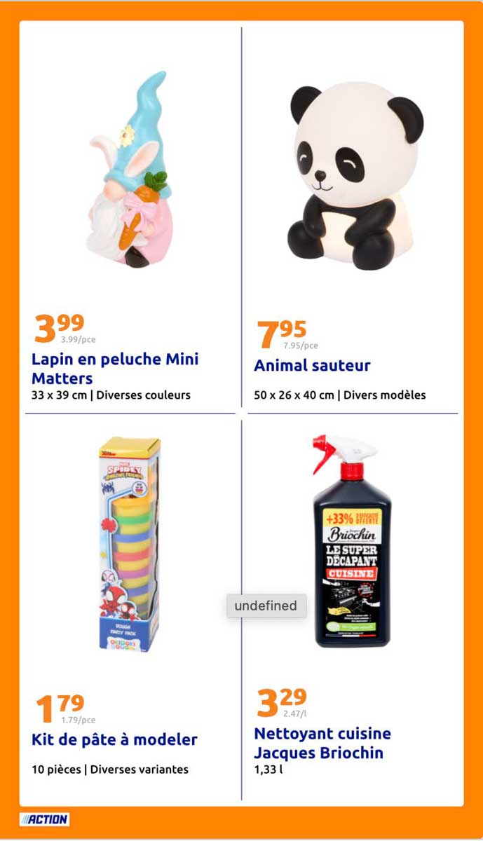 Catalogue Action de la semaine Du 11 Au 17 Mars 2026 en ligne