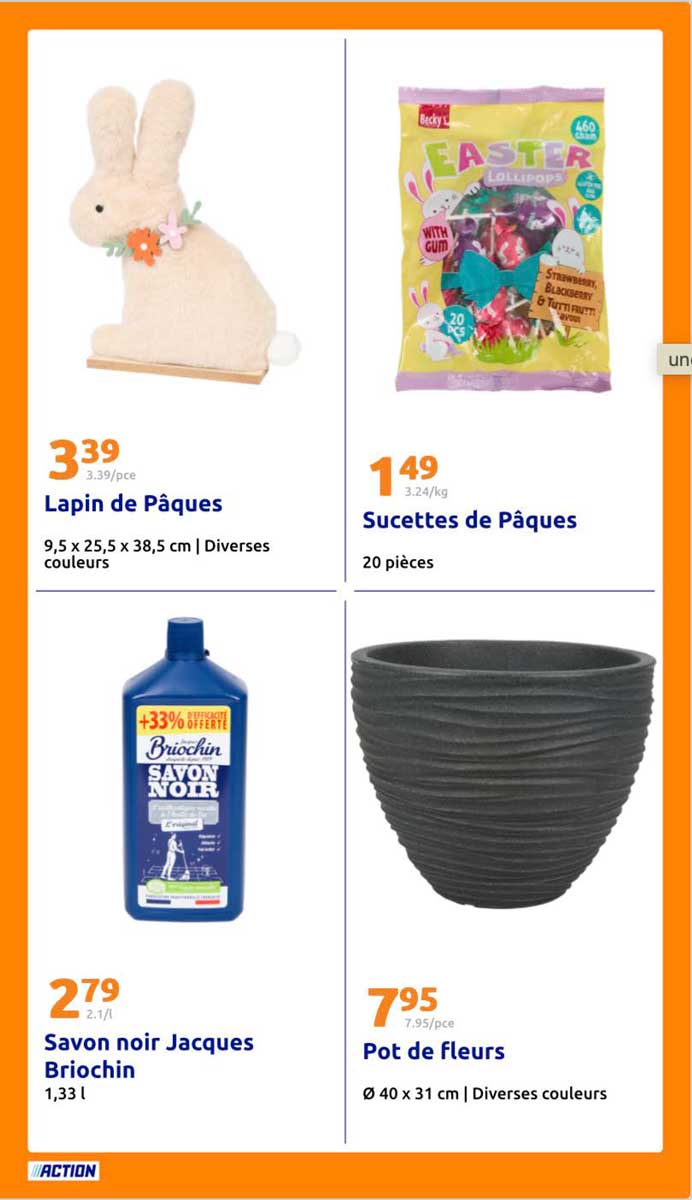 Catalogue Action de la semaine Du 11 Au 17 Mars 2026 en ligne