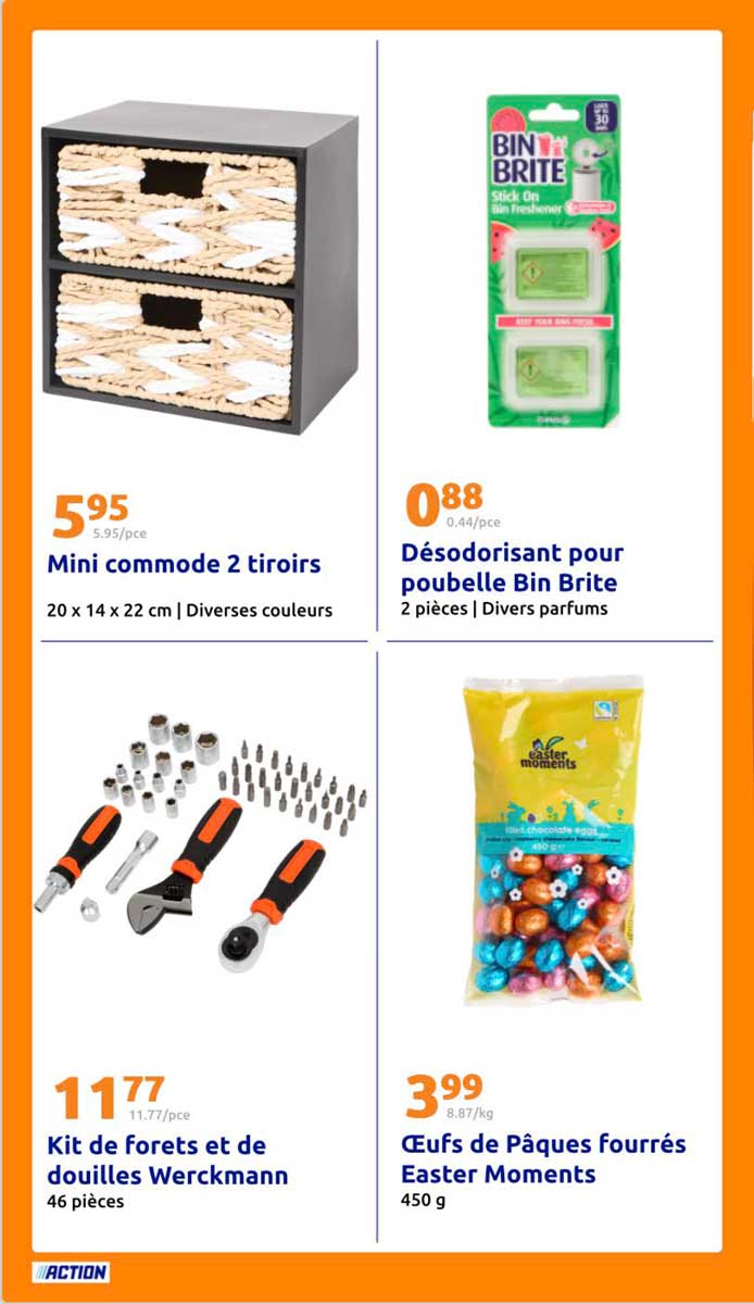 Catalogue Action de la semaine Du 11 Au 17 Mars 2026 en ligne