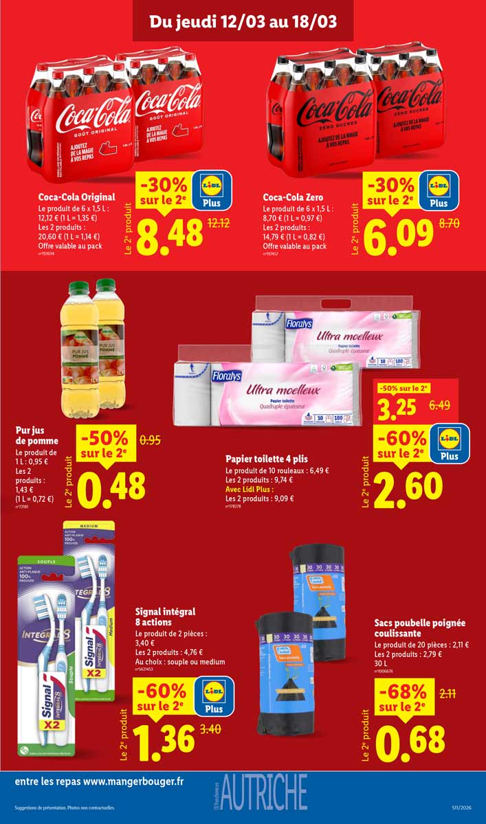 Catalogue Lidl Du 12 Au 18 Mars 2026