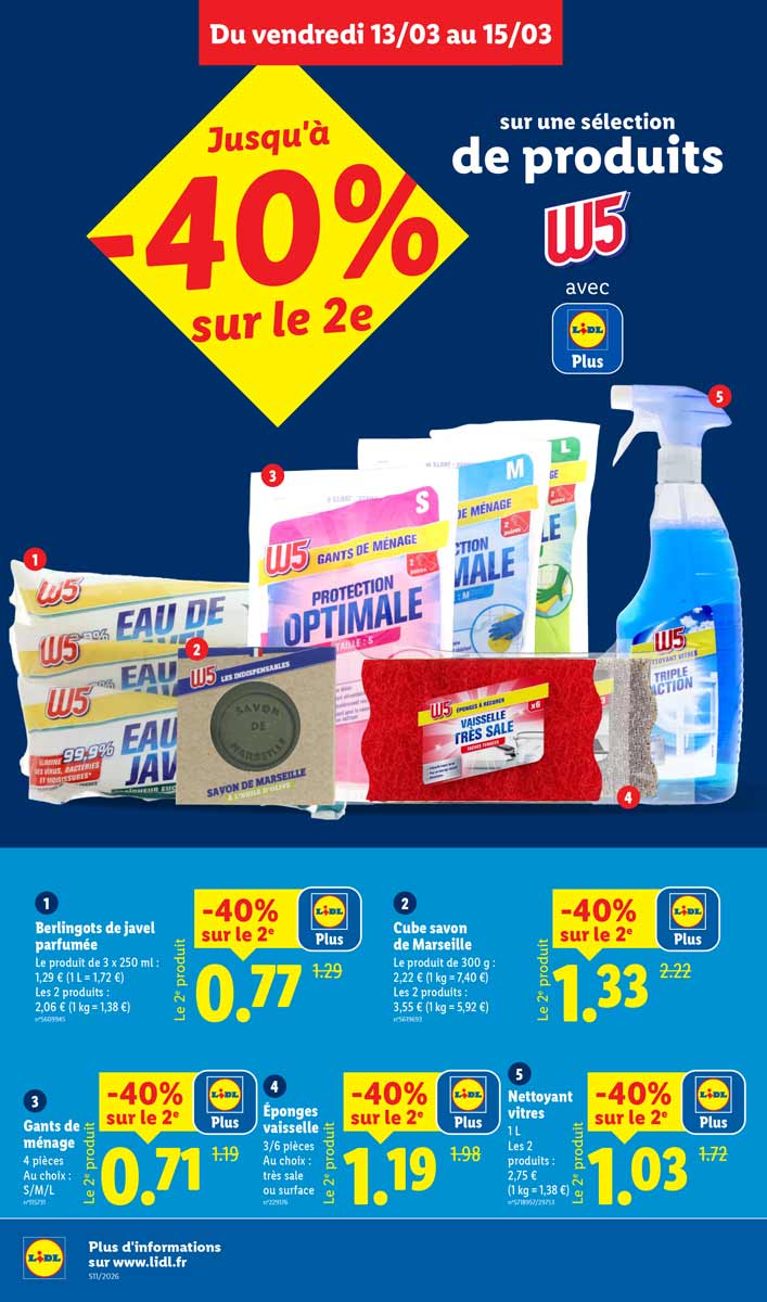 Catalogue Lidl Du 12 Au 18 Mars 2026