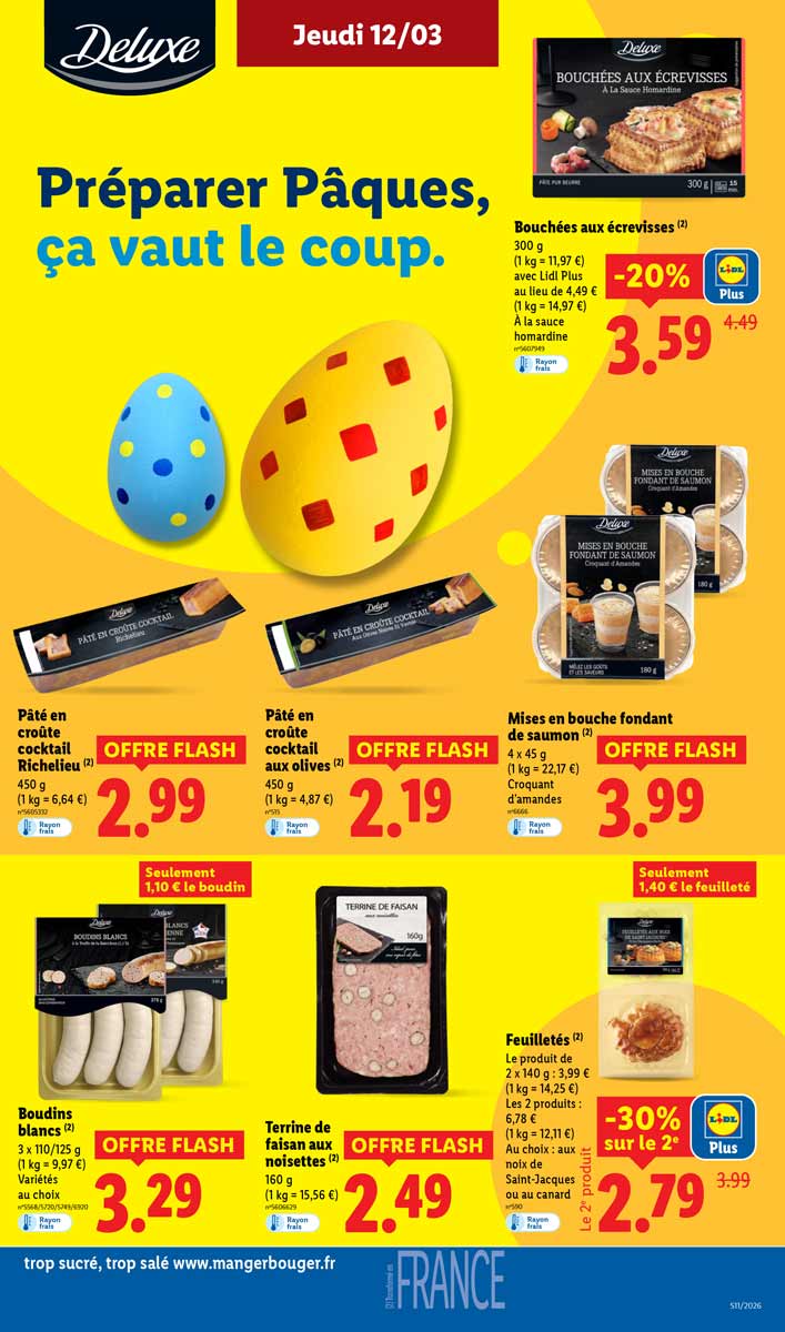 Catalogue Lidl Du 12 Au 18 Mars 2026