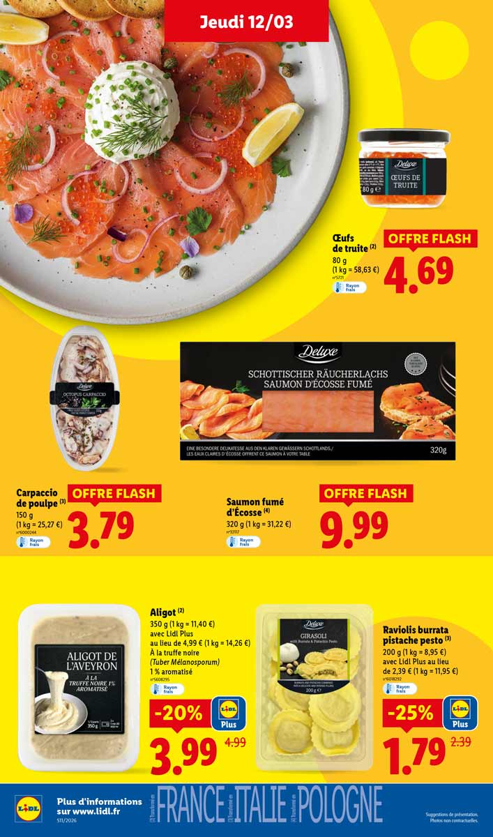 Catalogue Lidl Du 12 Au 18 Mars 2026