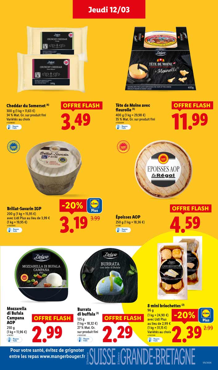 Catalogue Lidl Du 12 Au 18 Mars 2026