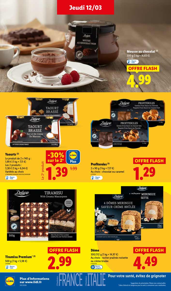 Catalogue Lidl Du 12 Au 18 Mars 2026