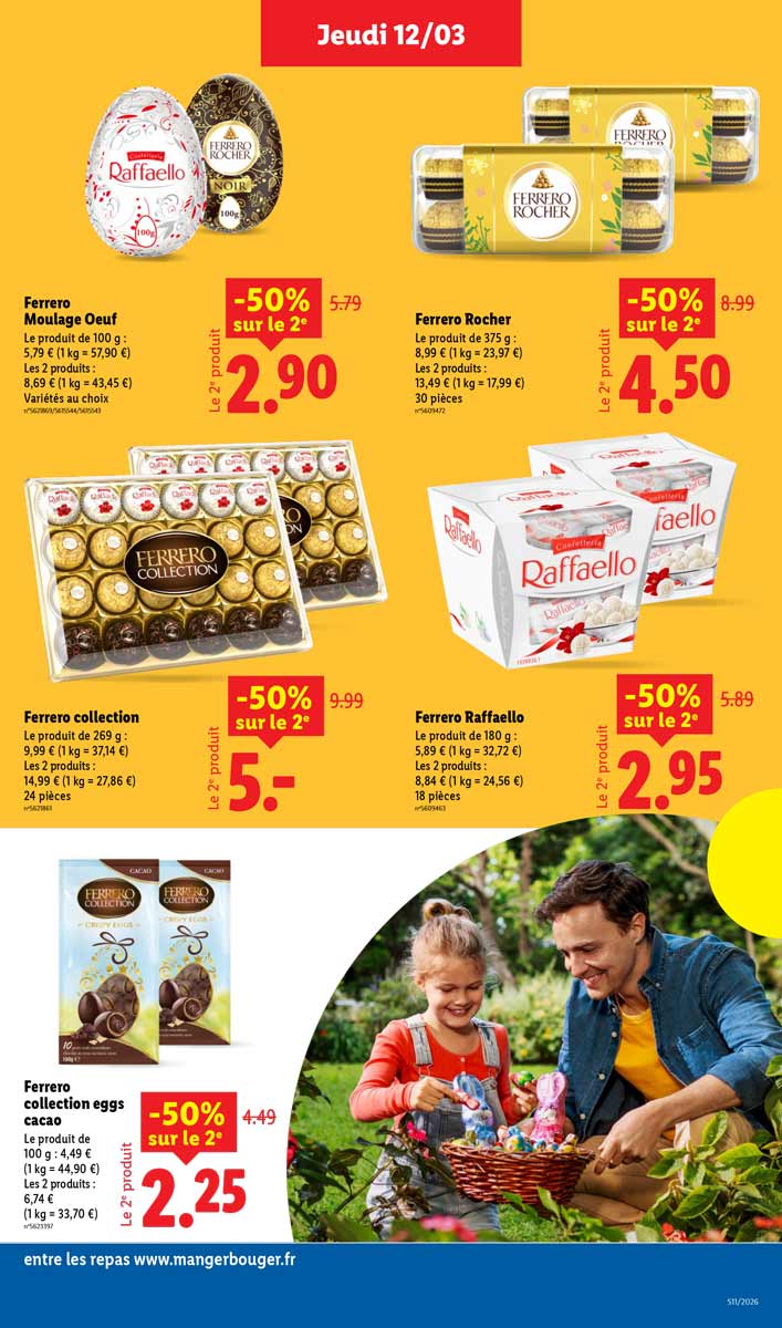 Catalogue Lidl Du 12 Au 18 Mars 2026