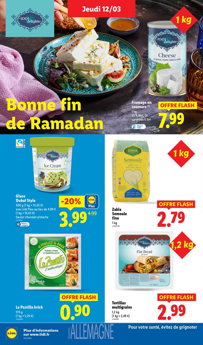 Catalogue Lidl Du 12 Au 18 Mars 2026