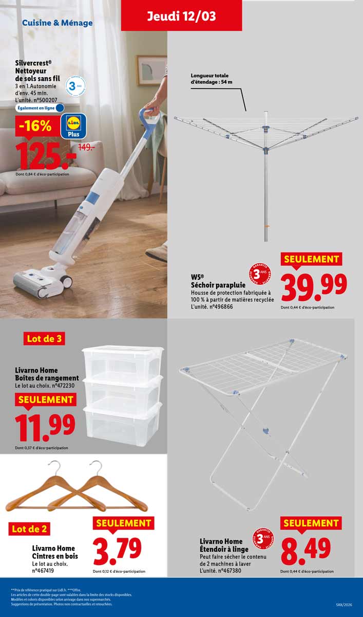 Catalogue Lidl Du 12 Au 18 Mars 2026