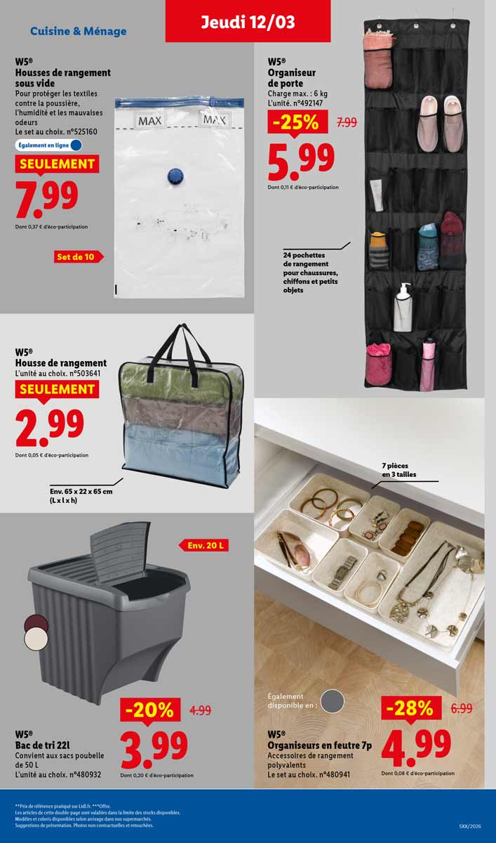 Catalogue Lidl Du 12 Au 18 Mars 2026